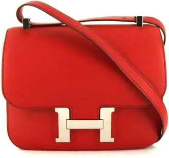 Herm&egrave;s 2017 Constance 23 shoulder bag - women - Leather - One Size - Red