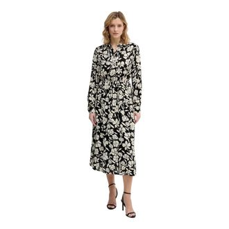 Benetton Dames, Jurken, Veelkleurig, Maat: S Viscose
