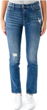 Replay Anbass Slim-fit Jeans - Dames - Slim Fit Jeans - Blauw - W27 L28 - Katoen - Jeans