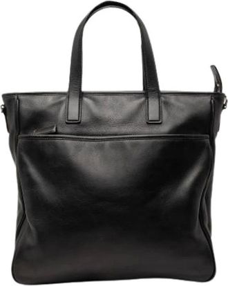Prada Pre-owned Tote Bags, female, Black, Size: ONE SIZE Pre-owned Vintage Satchel