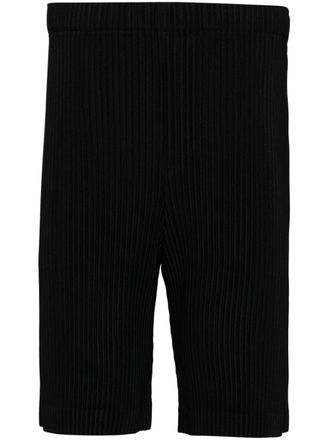 Homme Plissé Issey Miyake Bermuda May plissettati - Nero
