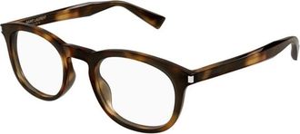 Saint Laurent Rechthoekig Optisch Montuur - unisex - Brillen - Bruin - 50 MM - Accessoires