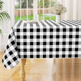 OEM Mantel Rectangular De 138 X 178 Cm, De Vinilo Impermeable, Lavable Y A Cuadros, Ideal Para Picnics En Interiores Y Exteriores - Estilo 2
