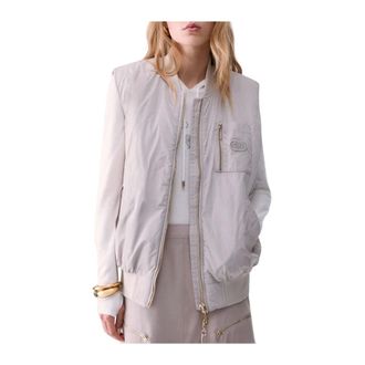 Liu Jo Lightweight Linen Jacket - female - Liu Jo - Waistcoats - Beige - XS - Jackets