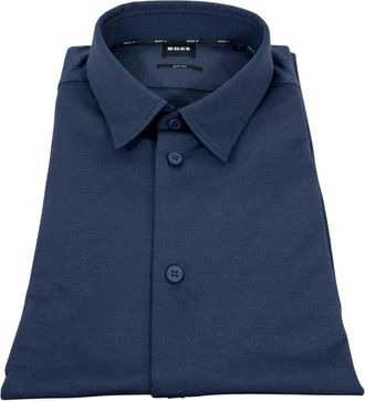 HUGO BOSS Hombre, Camisas, Azul, Talla: L