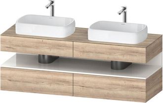 Duravit Qatego Consola Mueble Bajo Lavabo, 2 Extensiones, 2 - Duravit