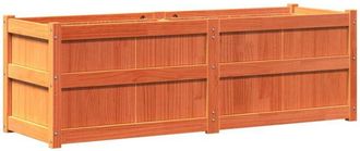 vidaXL Garden Planter Wax Brown 150x50x50 cm Solid Wood Pine vidaXL
