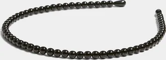 Simons Womens Monochrome bead headband