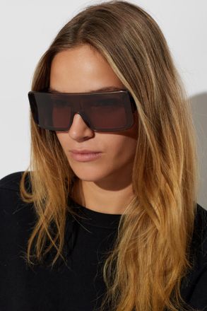 Rick Owens Sunglasses, Unisex, Brown