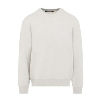 Jacquemus La Maille Moulin Trui - Dames - Truien - Beige - Maat: L Wol