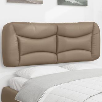 vidaXL Cuscino Testiera Cappuccino 140 Cm In Similpelle - Vidaxl