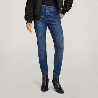 G-Star 3301 Skinny Jeans - Midden blauw - Dames