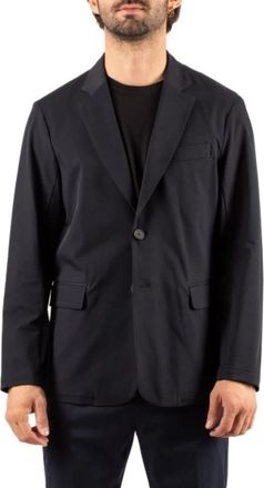 Emporio Armani Enkelrijige Blazer - Heren - Blazers - Blauw - XL - Jassen