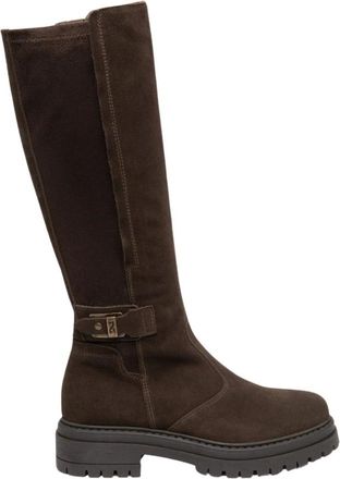 Nero Giardini Stivali in camoscio e tessuto tecnico - - Shoes - Donna - Marrone - 40 EU