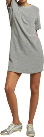 perfectwhitetee Emelia Mini Dress In Heather Grey