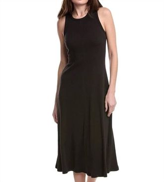 Theory Racer Midi Dress In Black