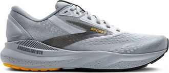 Brooks Mens Adrenaline Gts 24 Running Shoes In Alloy/white/gold Fusion