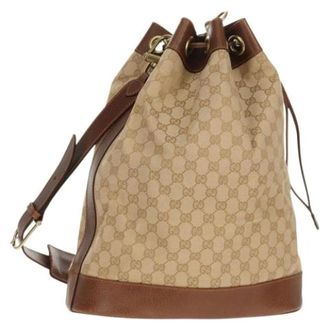 Gucci Borsa a secchiello vintage Pre-owned - - Pre-owned - Donna - Beige - ONE SIZE