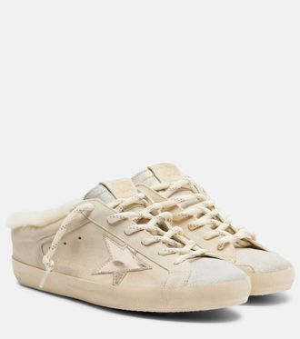 Golden Goose Super-Star shearling-lined suede sneakers
