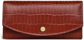 Radley London River Road Croc Embossed Leather Wallet in Rust at Nordstrom Rack