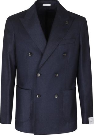 Breras Milano Giacca Doppiopetto - Jackets - Hombre - Azul - 2XL