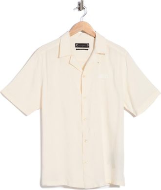 AllSaints Burman Camp Shirt in Sandy Taupe at Nordstrom Rack, Size Xx-Large