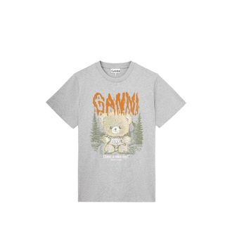 Ganni T-shirt With Forest Teddy