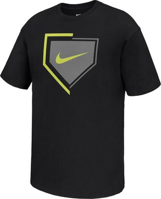 Nike Mens Swoosh Max90 Baseball T-Shirt in Black | M11766P468NKBS-BLK