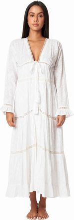 La Moda Clothing Florence Tiered Maxi Cover Up Dress