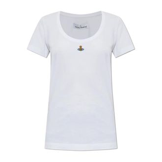 Vivienne Westwood Dames, Tops, Wit, Maat: 2XS Katoen