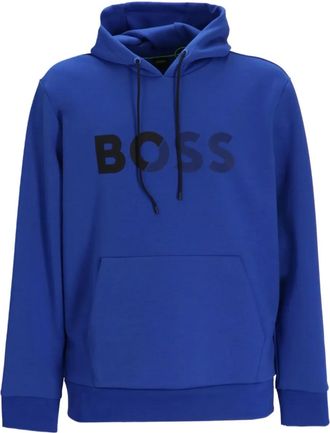 BOSS Felpa Soody con cappuccio - Blu