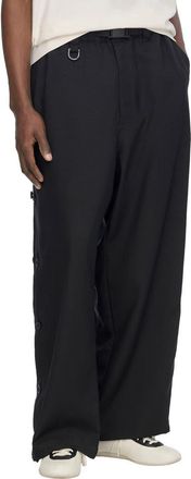 Yohji Yamamoto Uniform Adaptive 3-Stripes Pants in Black at Nordstrom, Size X-Large