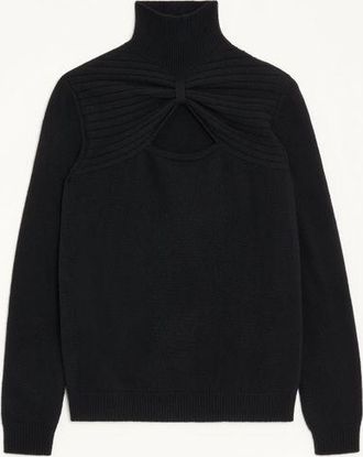 Valentino WOOL JUMPER Woman BLACK XL