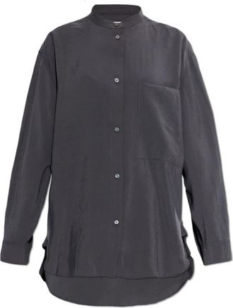 STUDIO NICHOLSON Donan Shirt - Dames - Overhemden - Grijs - S - Overhemden