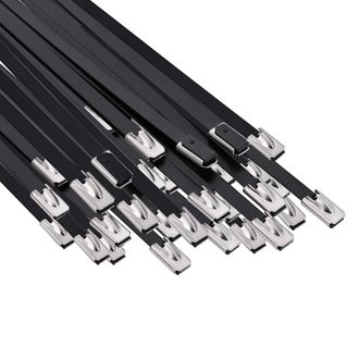 vidaXL Atadura De Cables 250 Uds. 4,6 X 150 Mm Negro Vidaxl