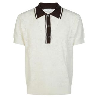 Paolo Pecora Polo Shirts, male, White, Size: XL Maglia a Polo Rete