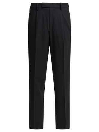 Vince Zwarte elastanen broek