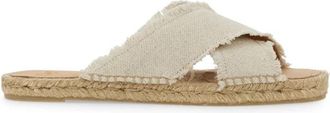 Castaner Palmera Flat Sandal - Dames - Sandalen - Wit - 35 EU - Leer - Schoenen