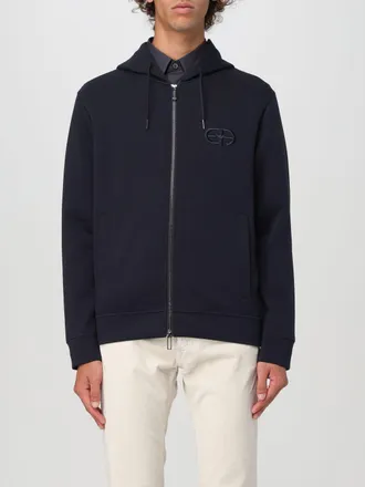 Emporio Armani Felpa Emporio Armani in misto cotone con zip