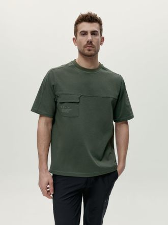 Born T-Shirt Tirreno Kaki Leaft