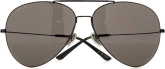 Gucci Mens Gg2172s Metal Aviator Sunglasses Black