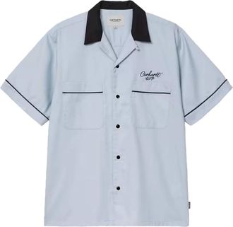 Carhartt Work in Progress Overhemden, Heren, Blauw, S, Carhartt WIP Shirts