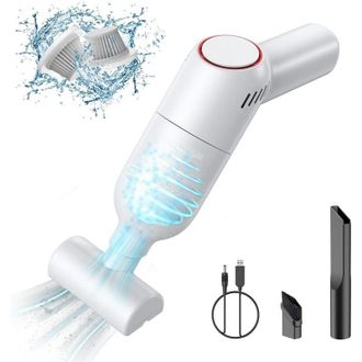 OEM Aspiradora De Mano Inal&aacute;mbrica: Mini Aspiradora De Mano Recargable Con Gran Potencia De Succi&oacute;n, Aspiradora Peque&ntilde;a Port&aacute;til Para Alfombras - Crezuo