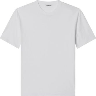 Auralee T-Shirts, male, White, Size: S Seamless Crew Neck Tee