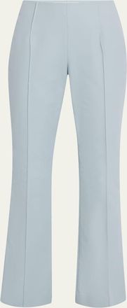 Lafayette 148 New York Vesey Seamed Flare-Leg Crop Pants