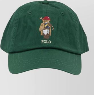 Polo Ralph Lauren bear logo baseball cap curved brim