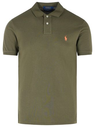 Polo Ralph Lauren Poloshirt aus gr&uuml;ner Baumwolle