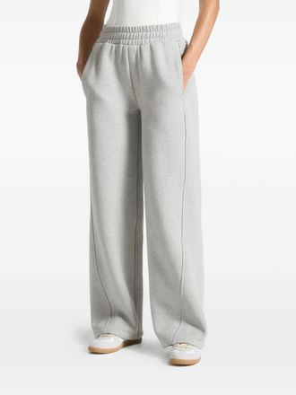 Mani&egrave;re De Voir Iris drawcord eiffel track pants - Grey