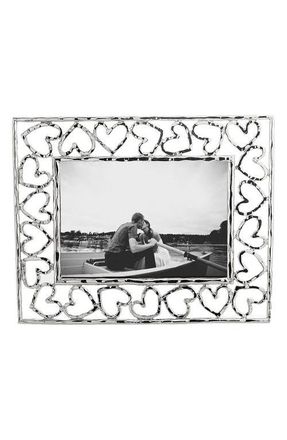 Michael Aram Heart Picture Frame in Silverplat at Nordstrom, Size 8X10