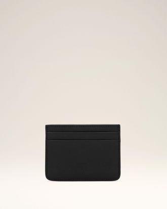 Ami Black cowhide leather card holder with Ami de Coeur Black - OS - Unisex